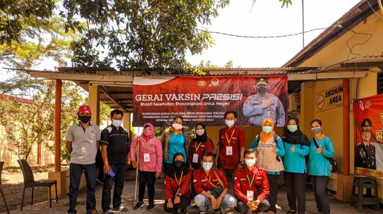 Gerakan Aksi Solidaritas Relawan Vaksinasi Untuk Disabilitas Kabupaten Kediri