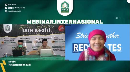 Guru Besar Amerika dalam Webinar IAIN Kediri; Moderasi di Indonesia untuk Dunia