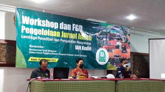 Tingkatkan Kualitas Jurnal, LPPM IAIN Kediri Selenggarakan Workshop Pengelolaan
