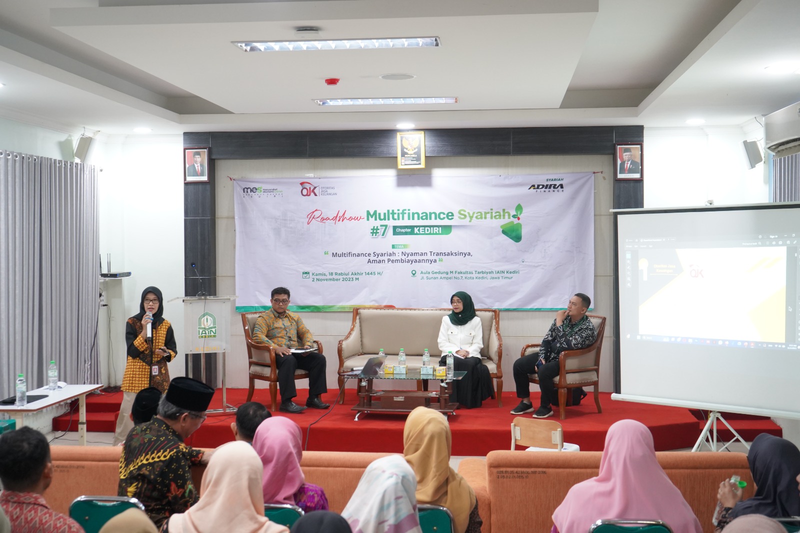 MULTIFINANCE SYARIAH GELAR ROADSHOW DI IAIN KEDIRI: NYAMAN TRANSAKSINYA, AMAN PEMBIAYAANNYA