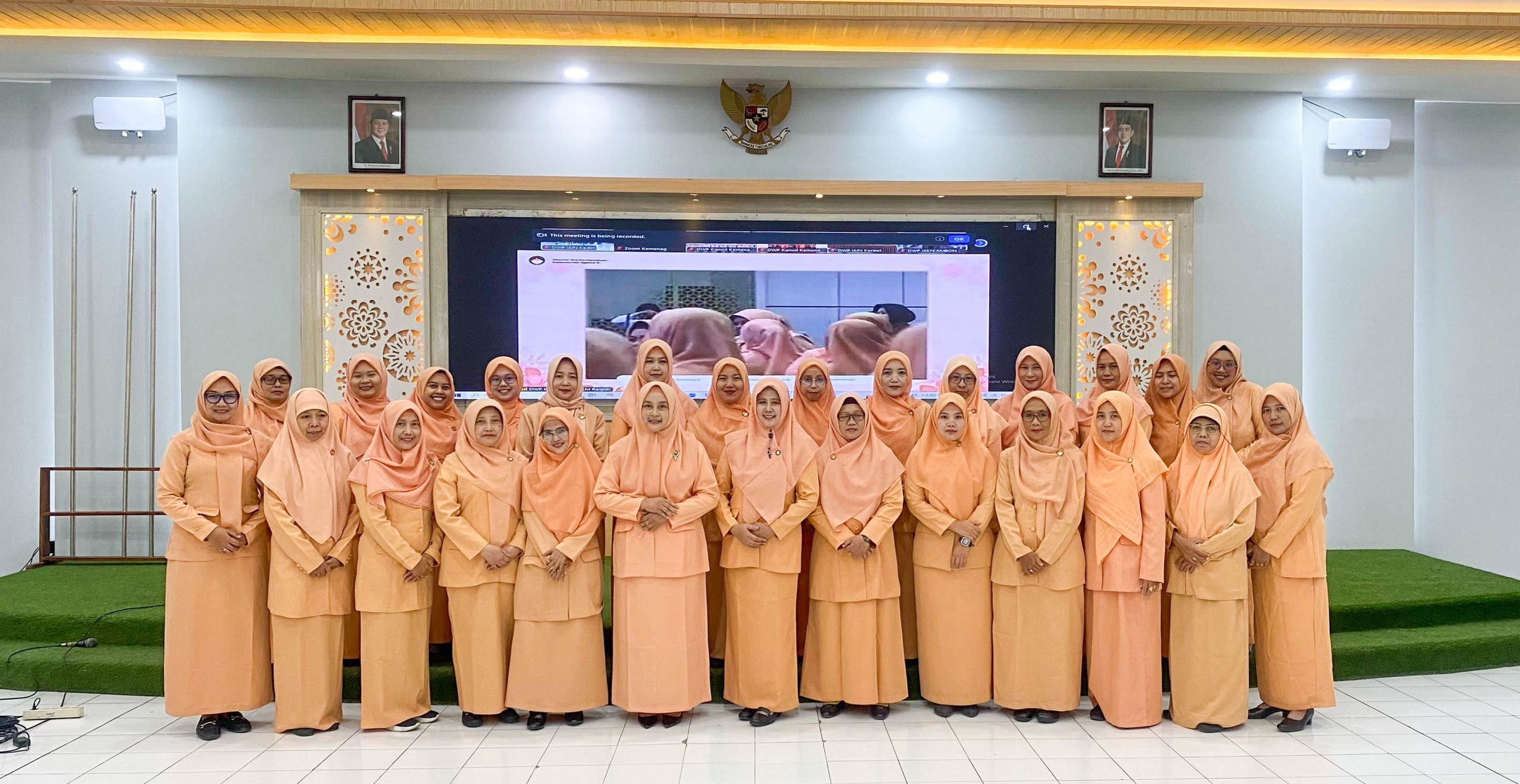 PENGURUS DHARMA WANITA IAIN KEDIRI MASA BAKTI 2024-2029 DIKUKUHKAN, SIAP DUKUNG ASTA CITA