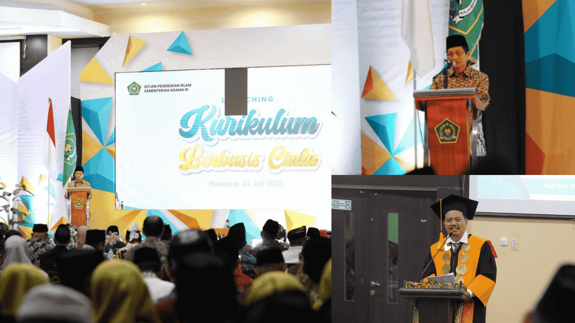 Kemenag RI Luncurkan Kurikulum Berbasis Cinta, Rektor UIN Syekh Wasil Kediri: Kita Dukung Penuh untuk Wujudkan Pendidikan Inklusif